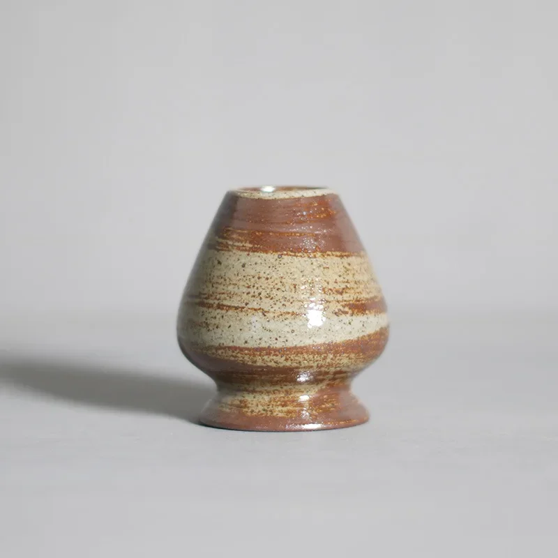 Matcha Tea Whisk Holder Pottery Stand Rustic Teaware - Image 8