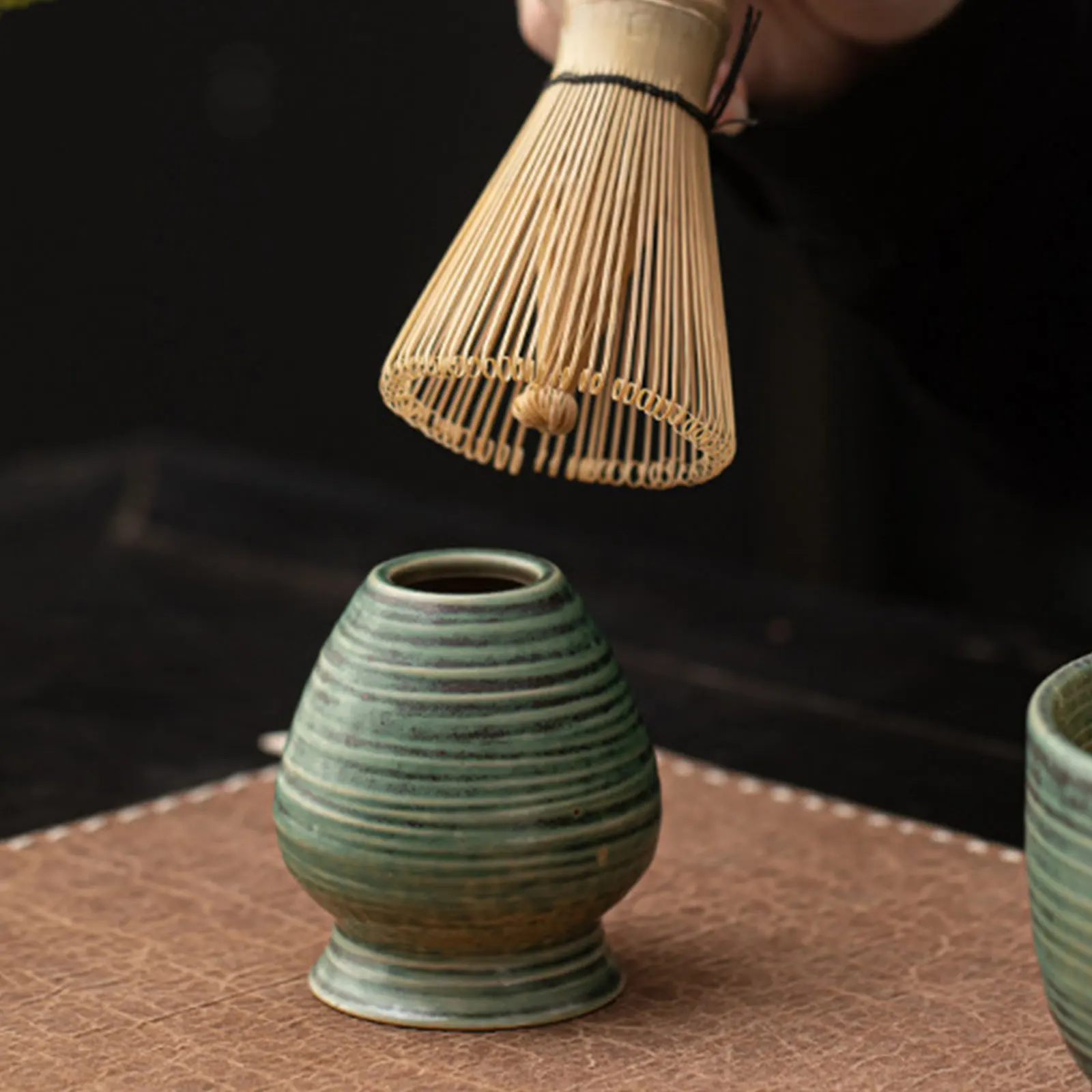 Matcha Whisk Holder Ceramic Chasen Stand Home Teaware - Image 12