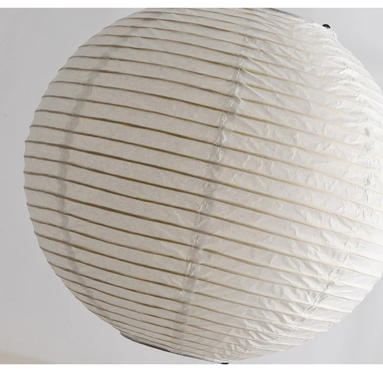 Japandi Pendant Lamp Wabi Sabi Rice Paper Round LED Dimmable - Image 18