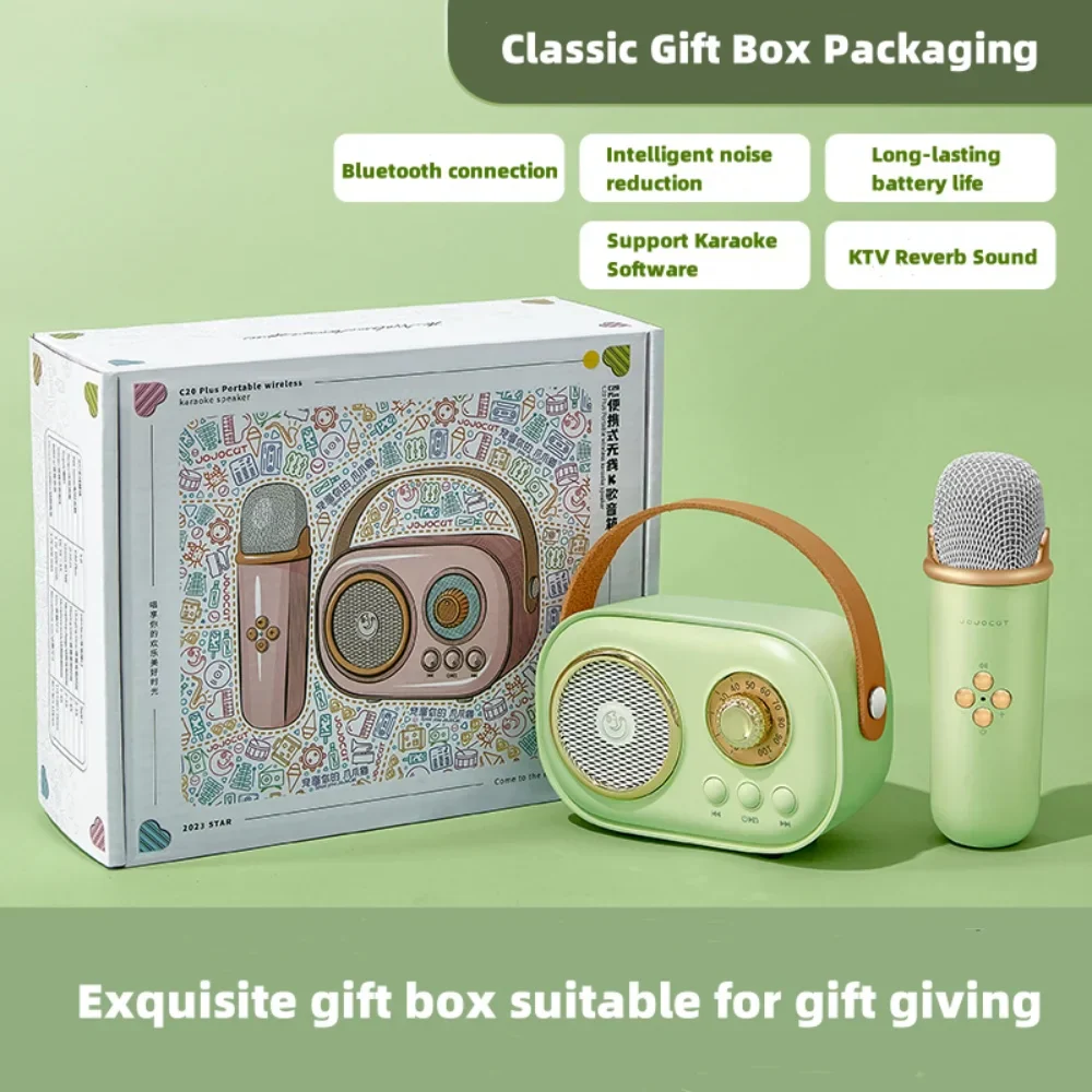 Karaoke Portable Bluetooth Speaker With Microphone Mini FM Radio Back To School 2025 Gift Idea - Image 4