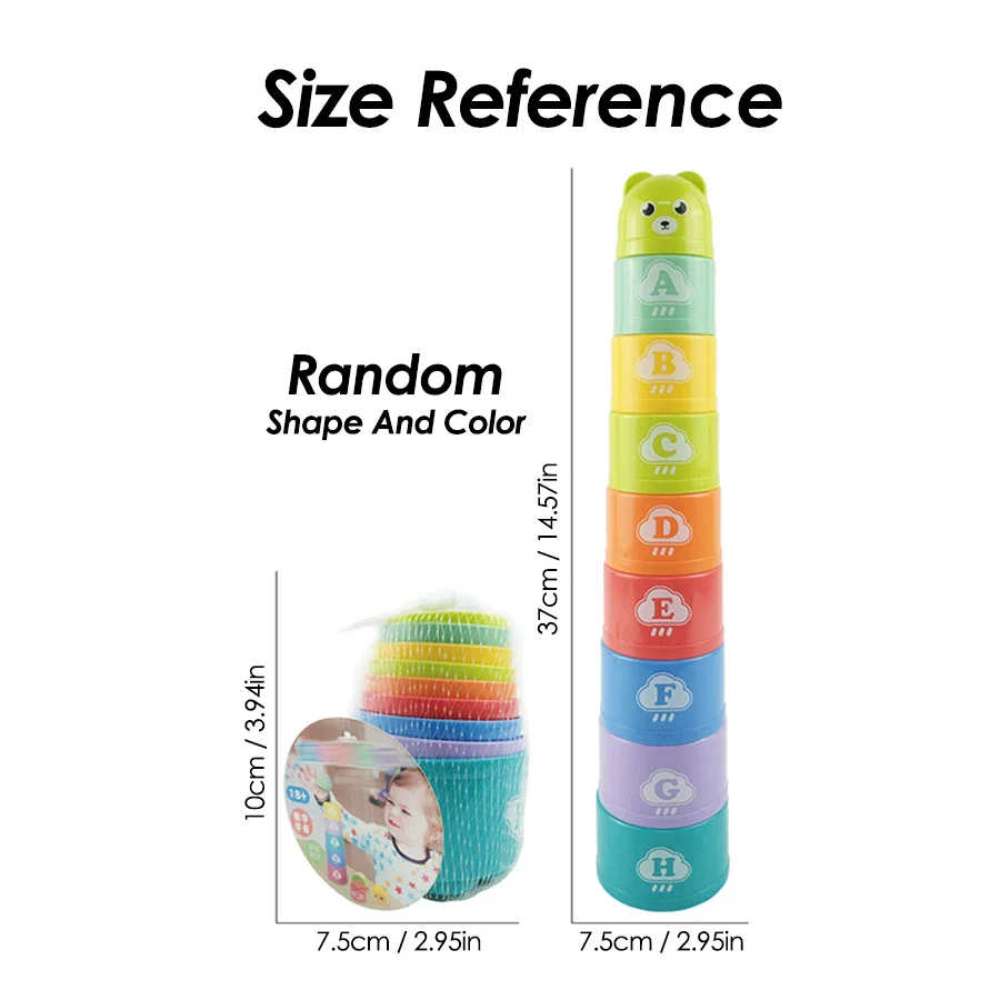 Speed Stack Challenge Cup Game - Educational Brain Development Toy for Kids, Coordination and Reflex Training Activity - Image 2