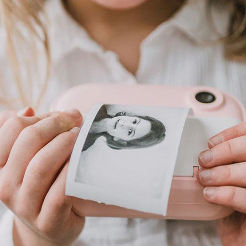 Kid Instant Print Camera - Fun Photography for Kids, Lightweight, Easy to Use, Black & White Prints - Image 3