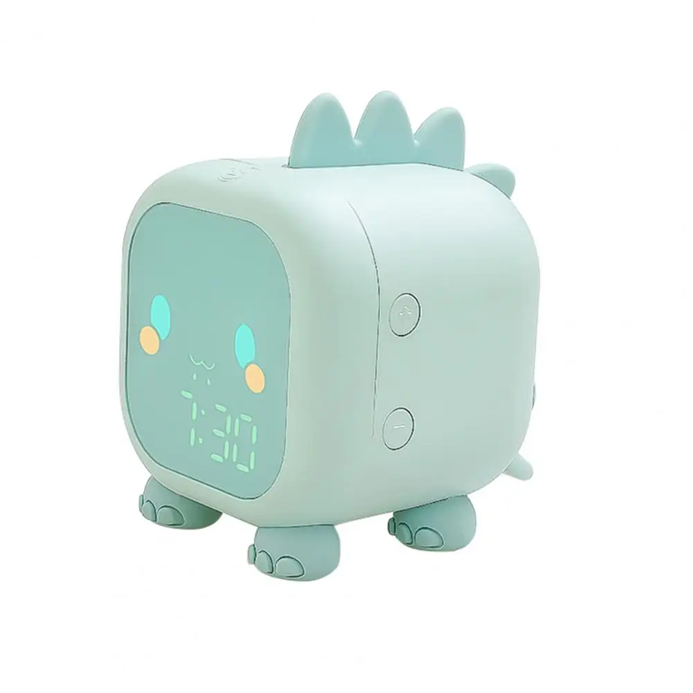 Kids Alarm Clock Dinosaur LED Clock With Temperature Display Voice Control Sleep Trainer Back to School 2025 Cute Gift - Image 8
