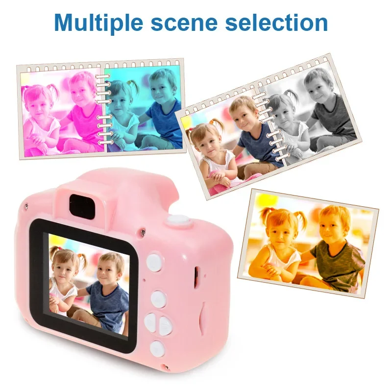 Kids Digital Mini Camera 1080P HD Screen - Outdoor Photography Toys for Girls & Boys - Image 2