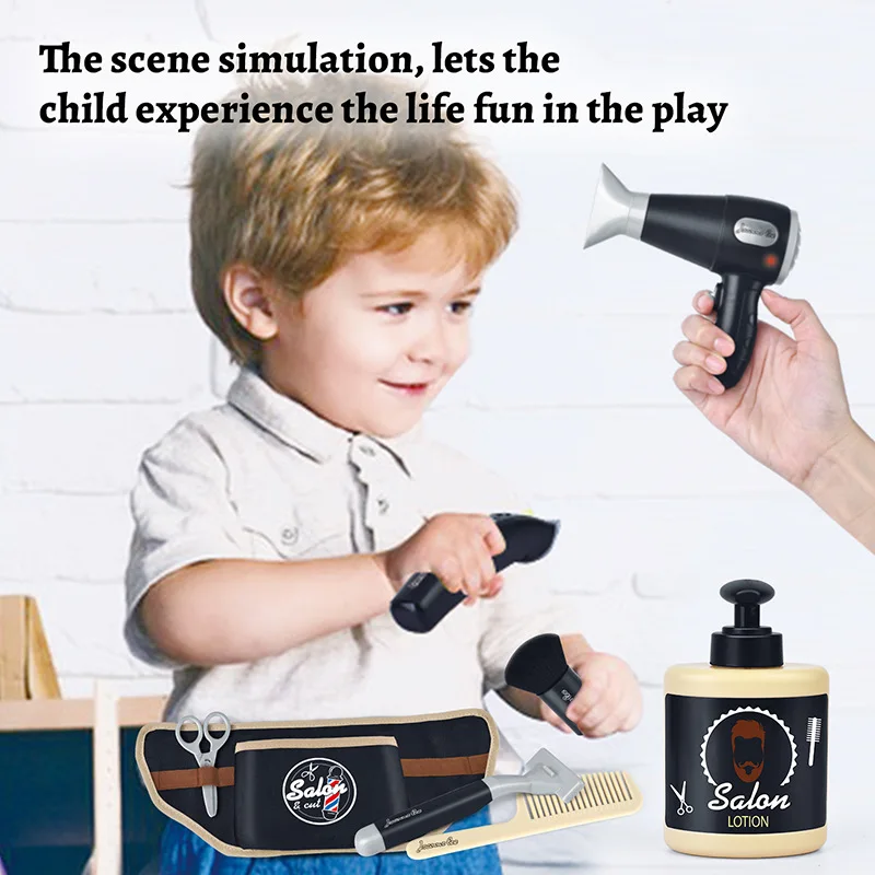Kids Hair Styling Set - Pretend Hair Salon Kit For Dress Up Play, Birthday Gift, Back To School 2025 - Image 3