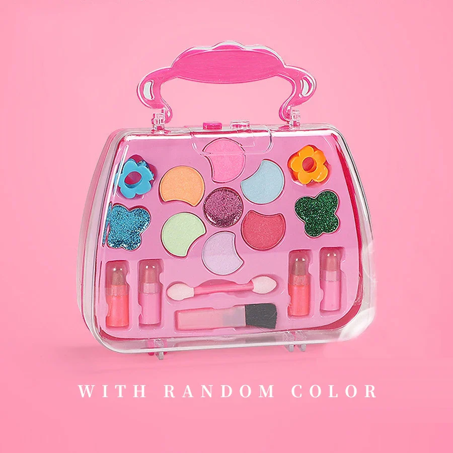 Kids Makeup Kit Princess Makeup Box Play Set With Accessories Ideal Birthday Gift 2025 - Image 8