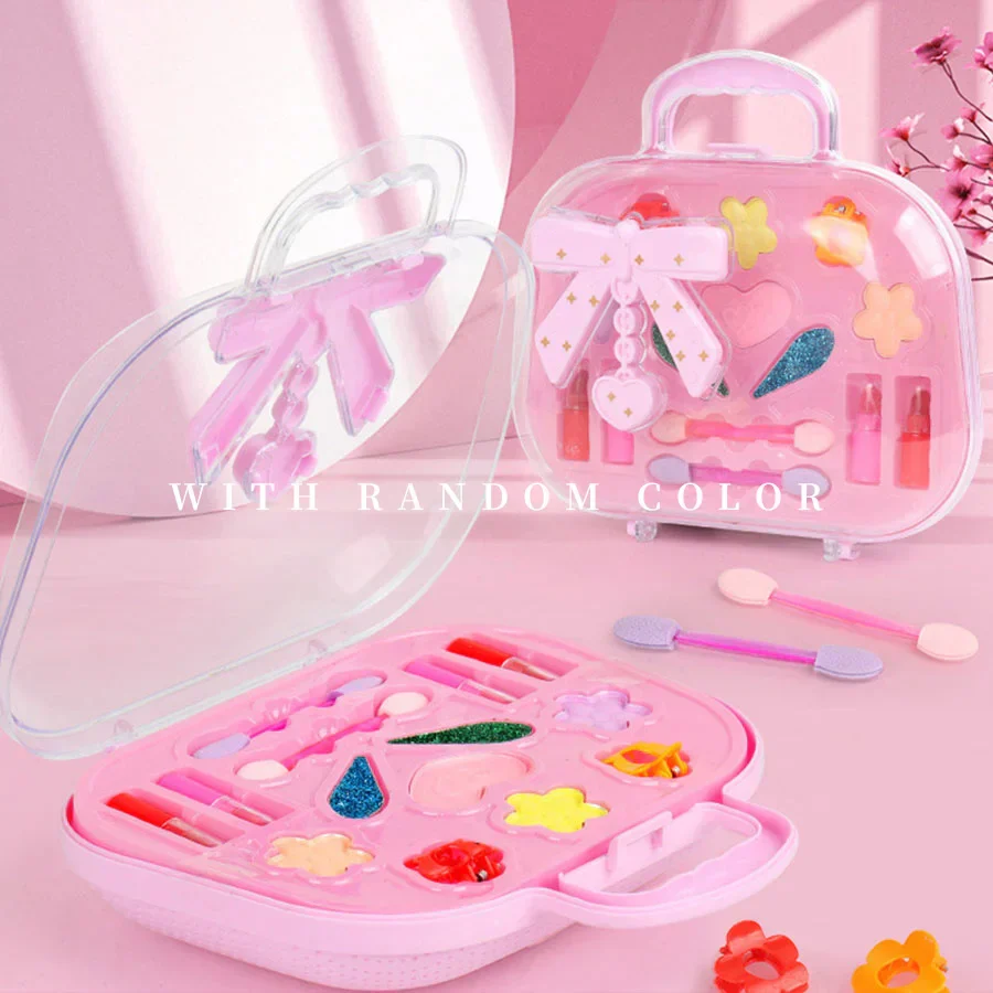 Kids Makeup Kit Princess Makeup Box Play Set With Accessories Ideal Birthday Gift 2025 - Image 9