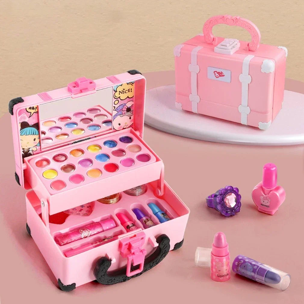 Kids Makeup Set Fun Princess Style Pretend Play Cosmetic Kit With Safe Non Toxic Colors Gift Idea 2025 - Image 3