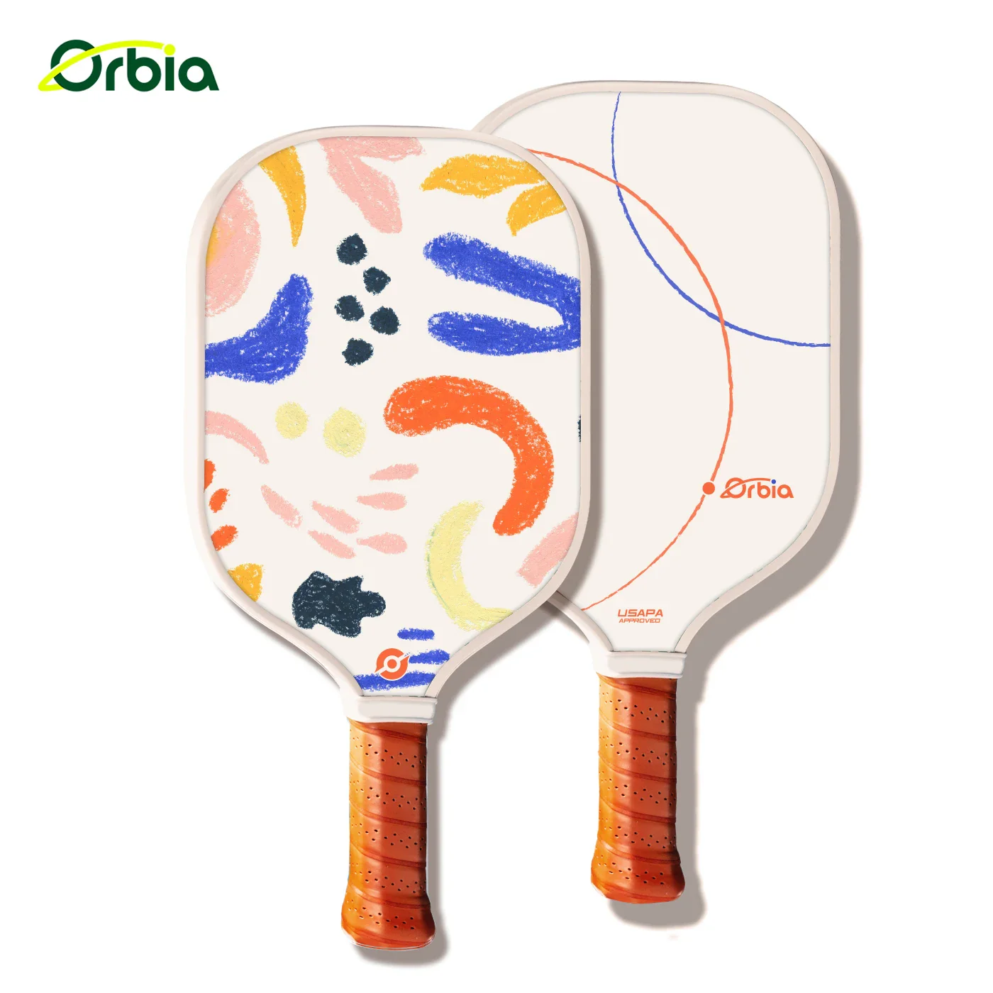 Kids Pickleball Paddle Set with Durable Glass Fiber, 13mm Core, Lightweight Design for Outdoor Play, Includes Paddles and Balls - Image 4