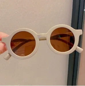 Kids Sunglasses Round Frame Anti-UV400 for 1-7 Year Olds, Children's Sun Protection, Stylish Design - Image 11