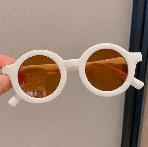 Kids Sunglasses Round Frame Anti-UV400 for 1-7 Year Olds, Children's Sun Protection, Stylish Design - Image 12