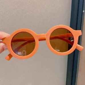 Kids Sunglasses Round Frame Anti-UV400 for 1-7 Year Olds, Children's Sun Protection, Stylish Design - Image 7