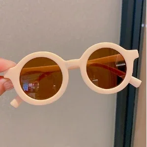 Kids Sunglasses Round Frame Anti-UV400 for 1-7 Year Olds, Children's Sun Protection, Stylish Design - Image 8