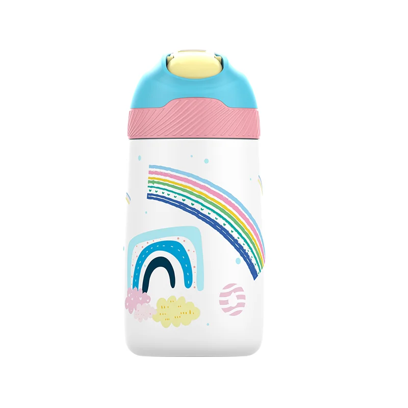 Kids Water Bottle 350ml Vacuum Insulated Thermos Healthy Straw BPA Free Back to School 2025 Hot Cold 24H - Image 13
