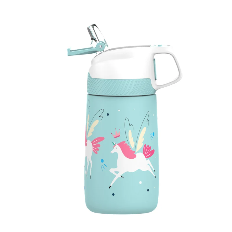 Kids Water Bottle 350ml Vacuum Insulated Thermos Healthy Straw BPA Free Back to School 2025 Hot Cold 24H - Image 7