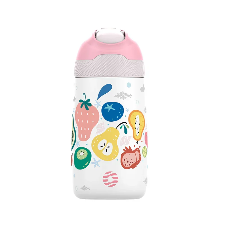 Kids Water Bottle 350ml Vacuum Insulated Thermos Healthy Straw BPA Free Back to School 2025 Hot Cold 24H - Image 9