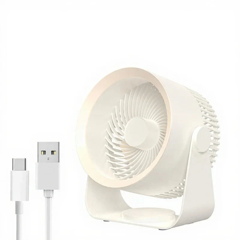 Portable Fan Battery Desk Air Circulator Quiet Summer - Image 21