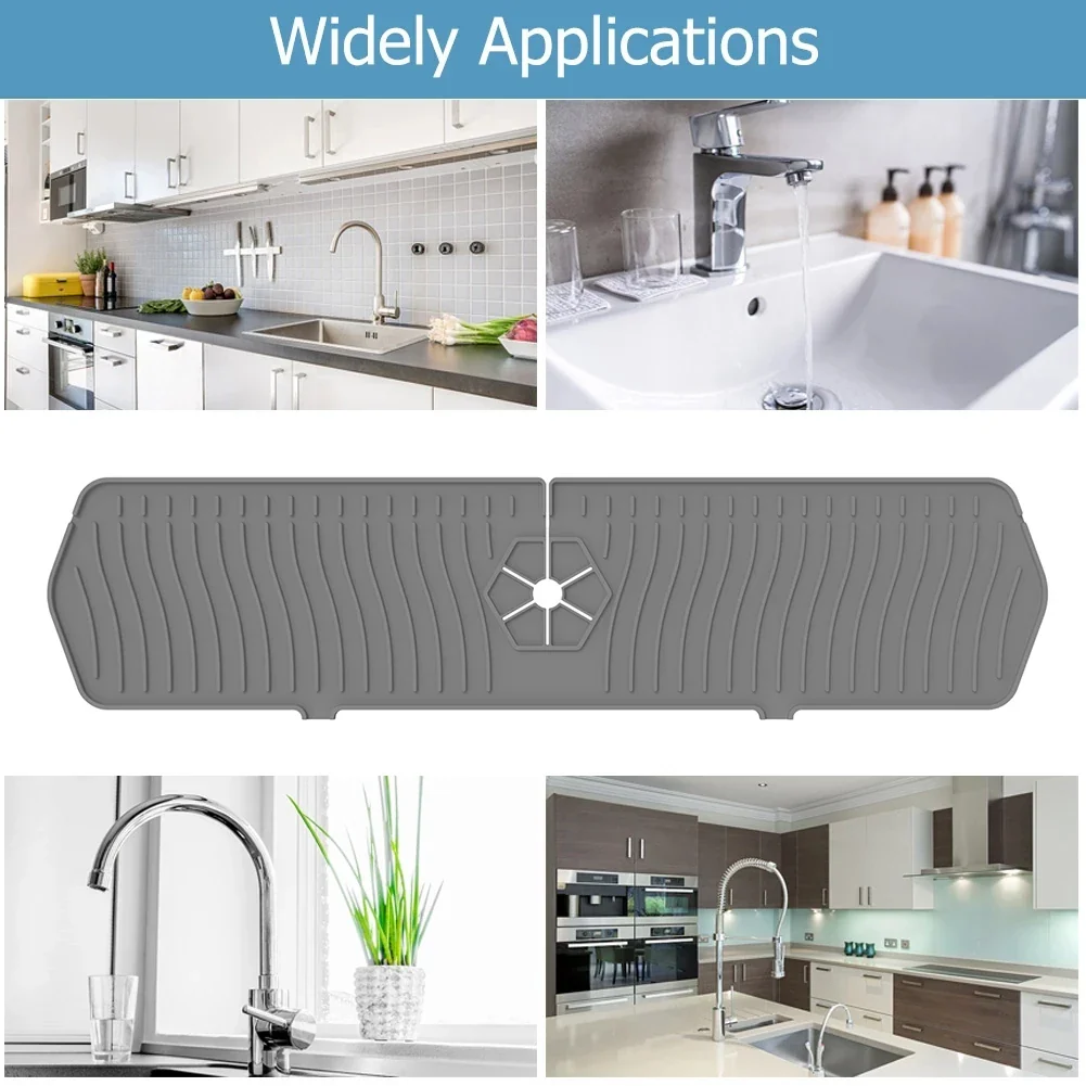 Sink Splash Guard Silicone Mat Countertop Protector - Image 10