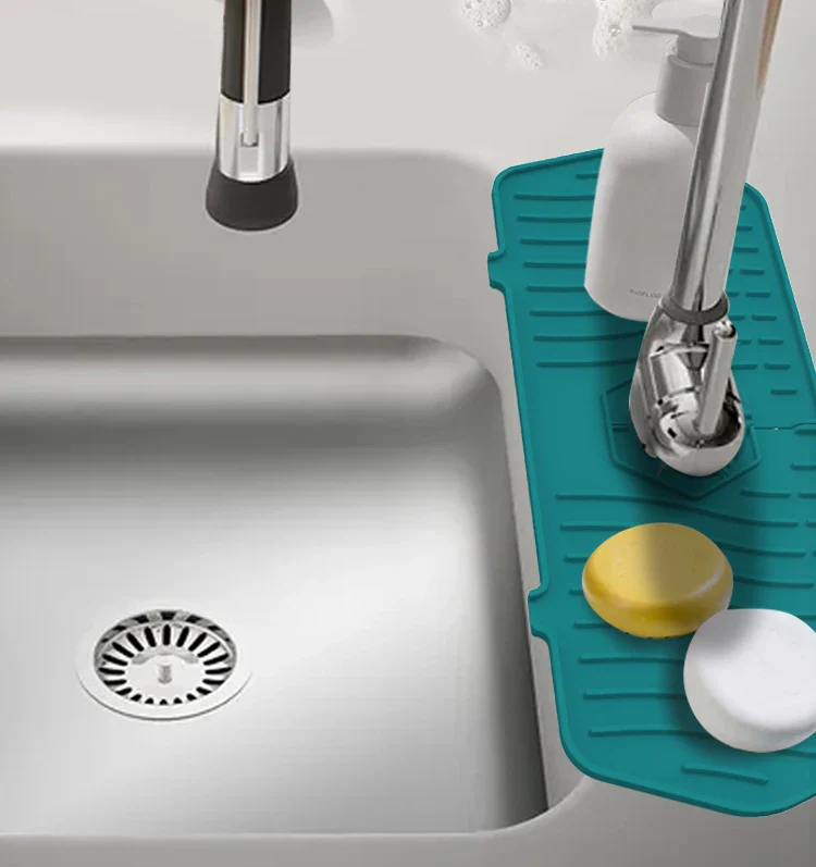 Sink Splash Guard Silicone Mat Countertop Protector - Image 13