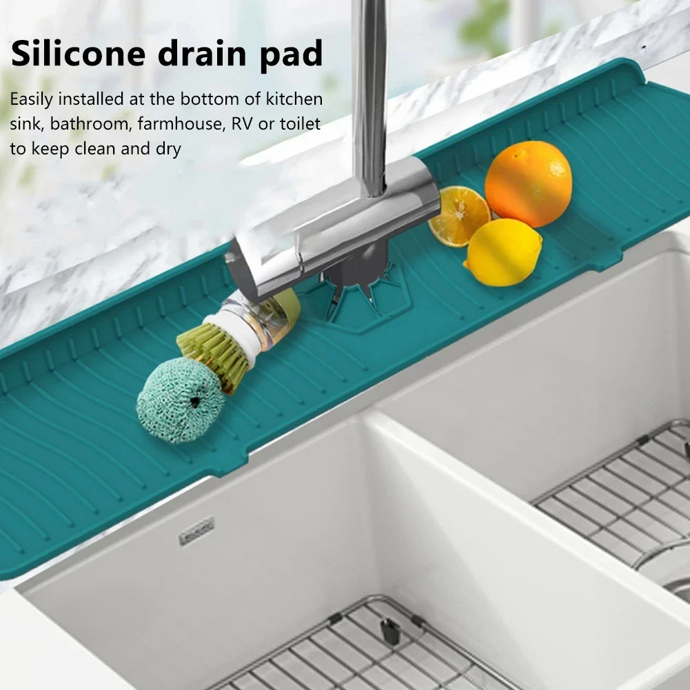 Sink Splash Guard Silicone Mat Countertop Protector - Image 7