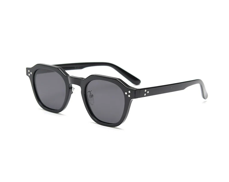 Korean Style Retro Sunglasses for Women TR90 Polygon Polarized UV400 Green Brown 2025 Summer - Image 4
