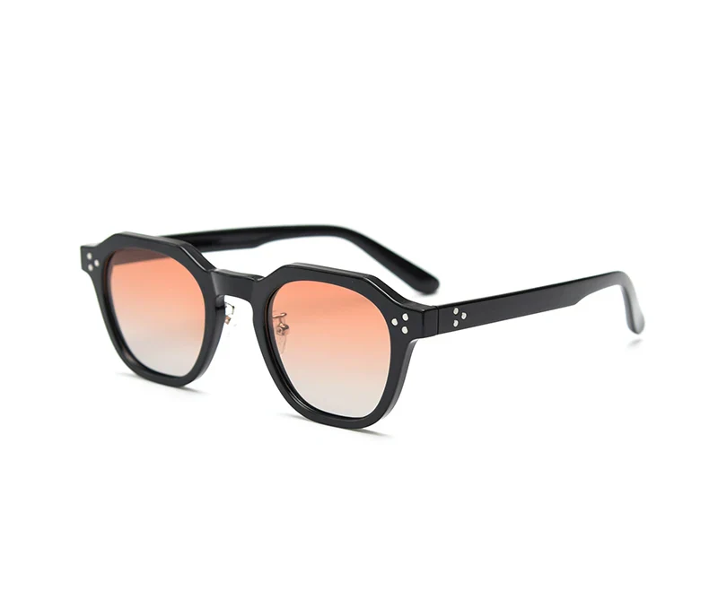 Korean Style Retro Sunglasses for Women TR90 Polygon Polarized UV400 Green Brown 2025 Summer - Image 9