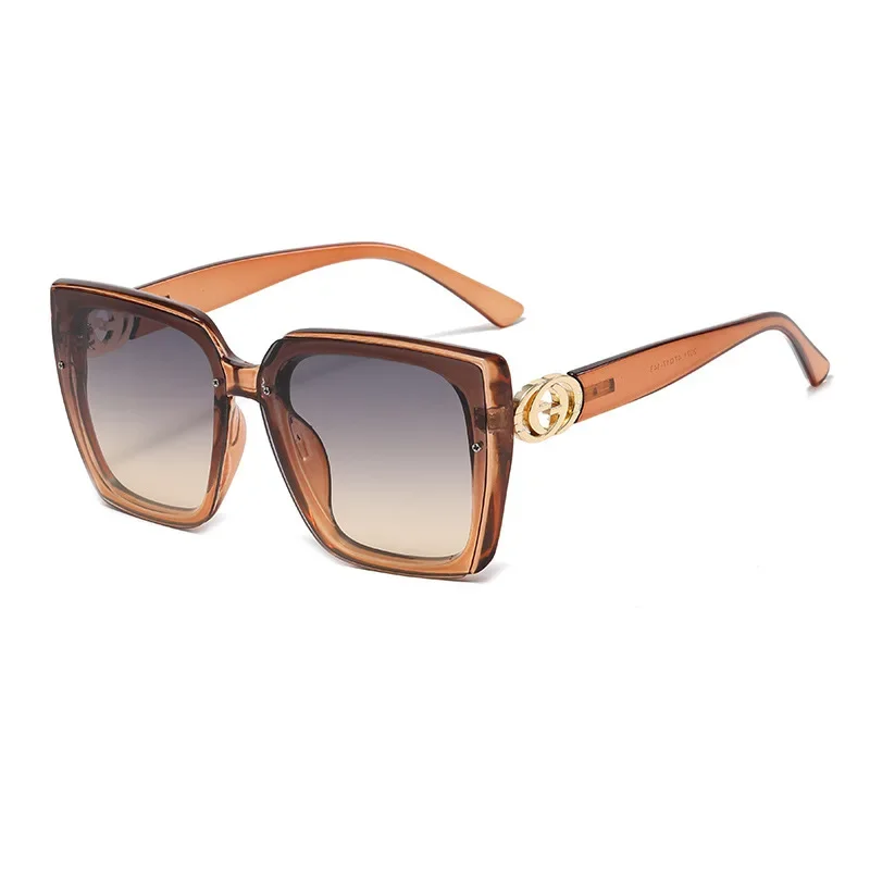 Large Frame Square Sunglasses Women Designer UV400 Travel Eyewear Outdoor Fashion - Image 6