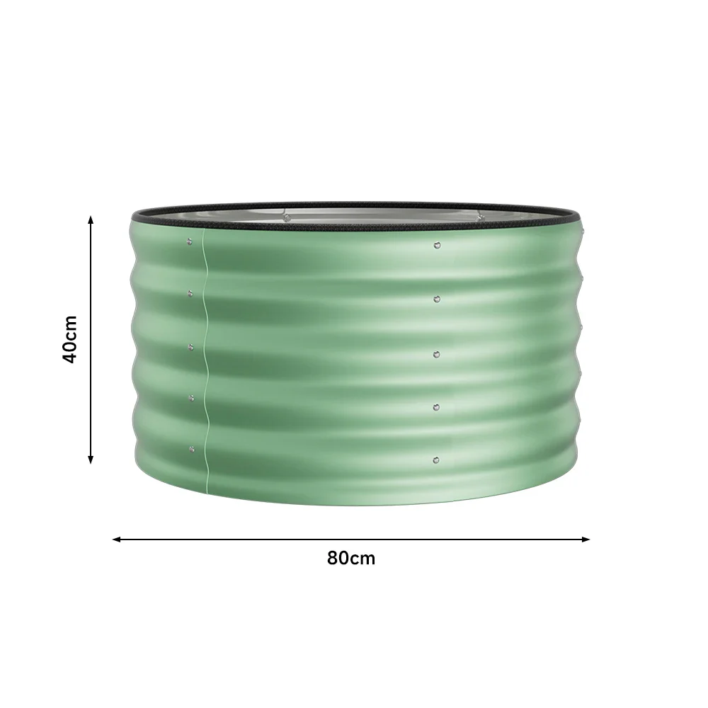 Large Galvanized Metal Raised Garden Bed with Open Bottom Design for Vegetables and Flowers, Durable and Easy to Assemble - Image 14