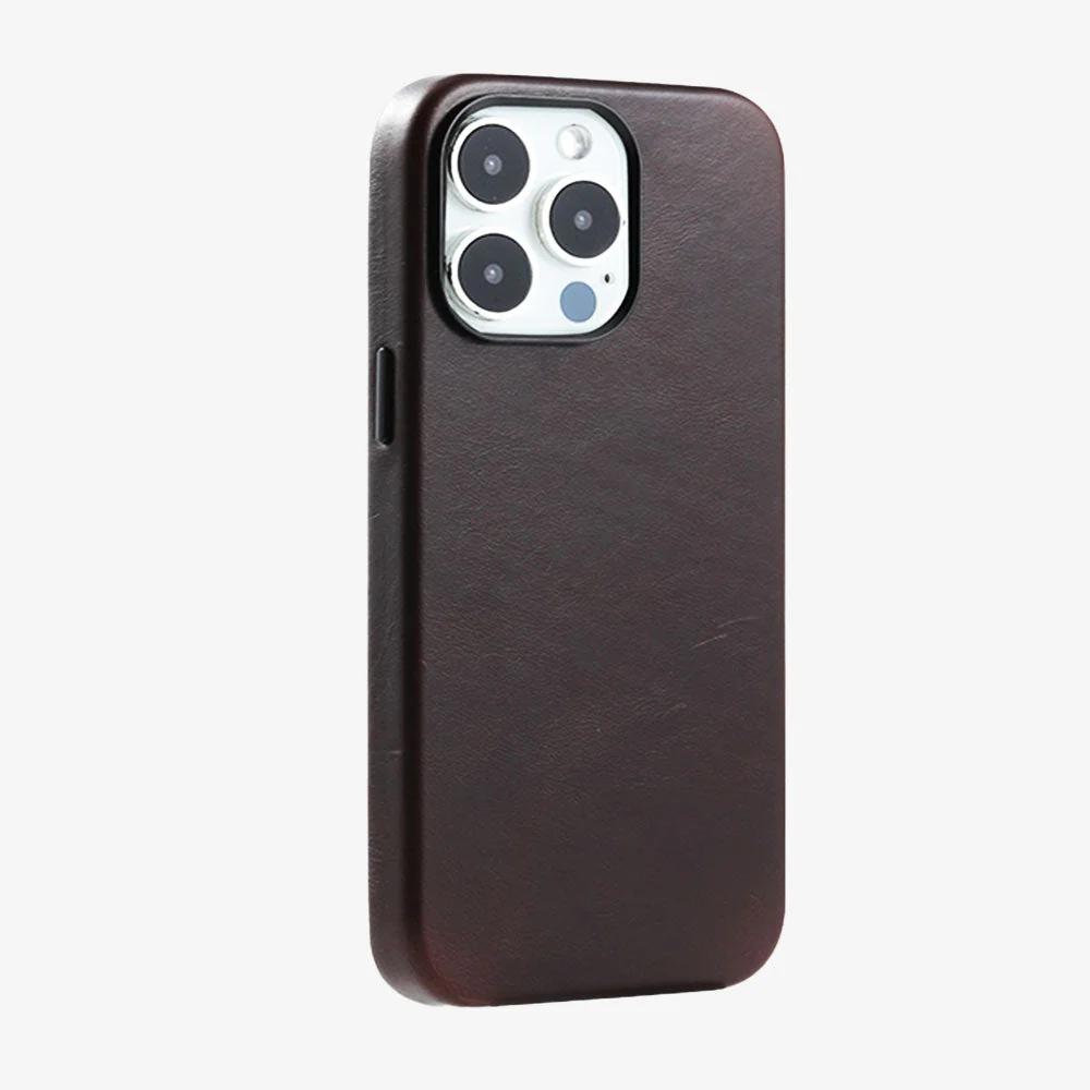 Leather IPhone 15 Case Premium Slim Protective Cover - Image 2