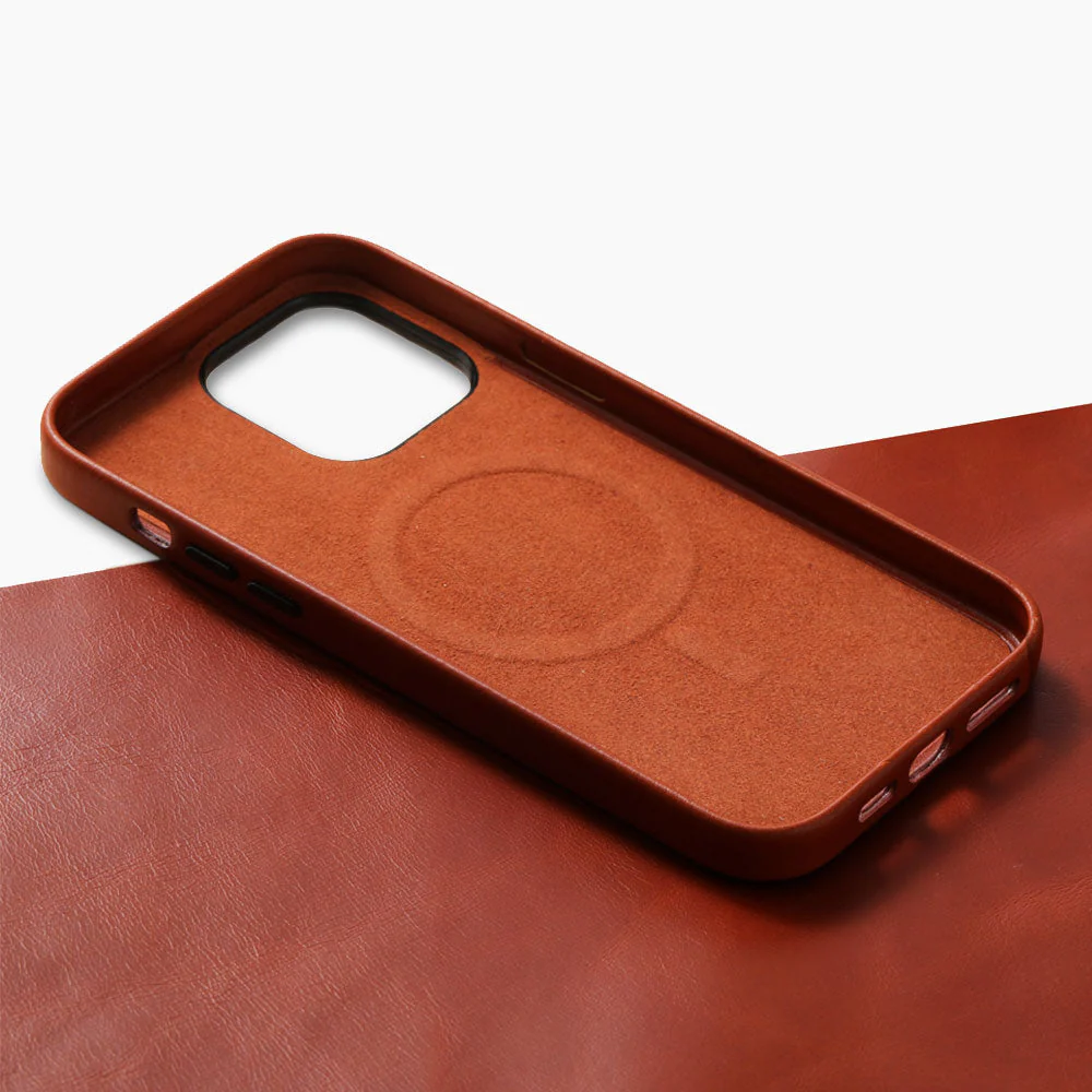 Leather IPhone 15 Case Premium Slim Protective Cover - Image 4