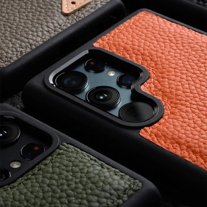 Leather Phone Case S22 Luxury Cover Fall 2025 Protection - Image 4