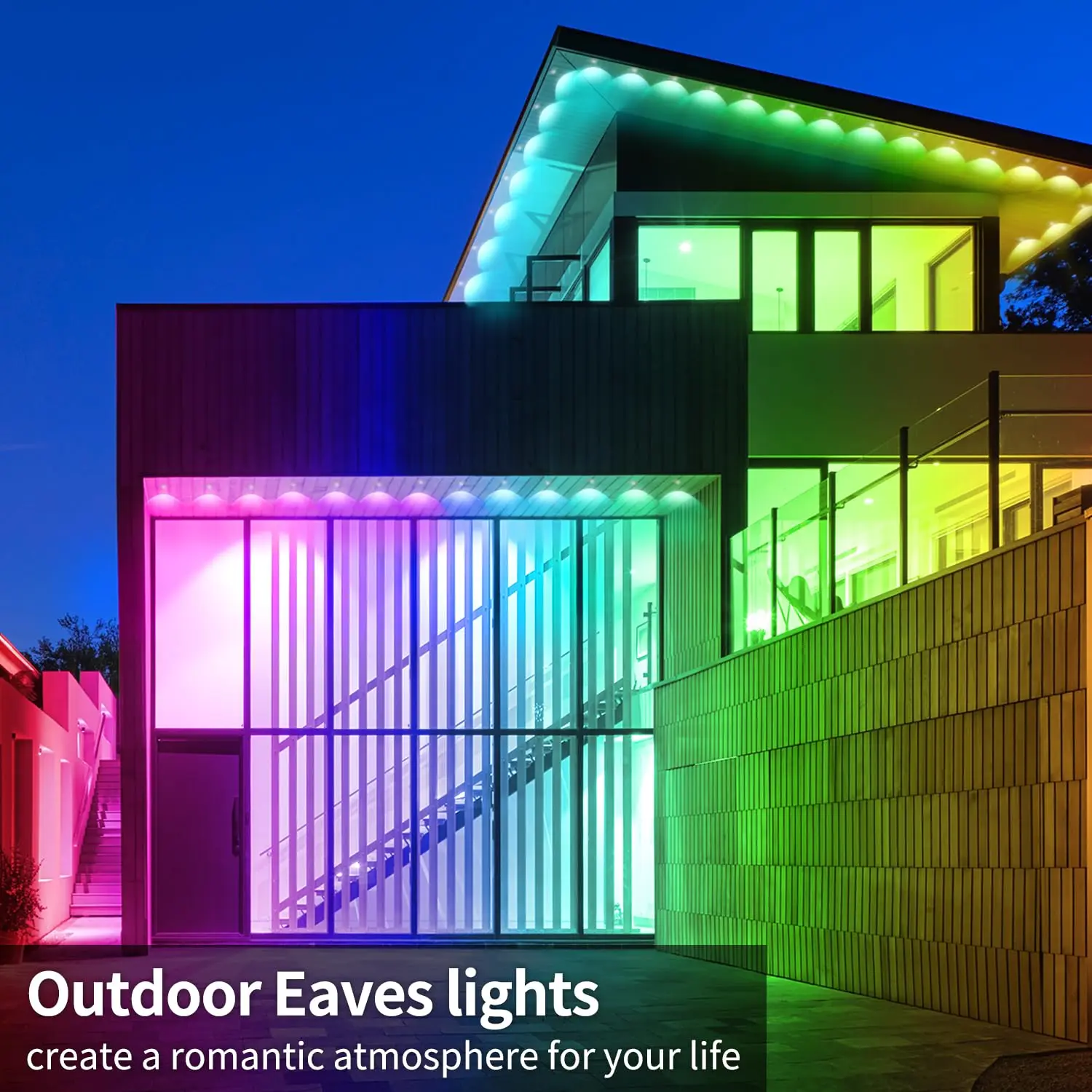 LED Eaves Lights Waterproof Remote Controlled Outdoor - Image 15