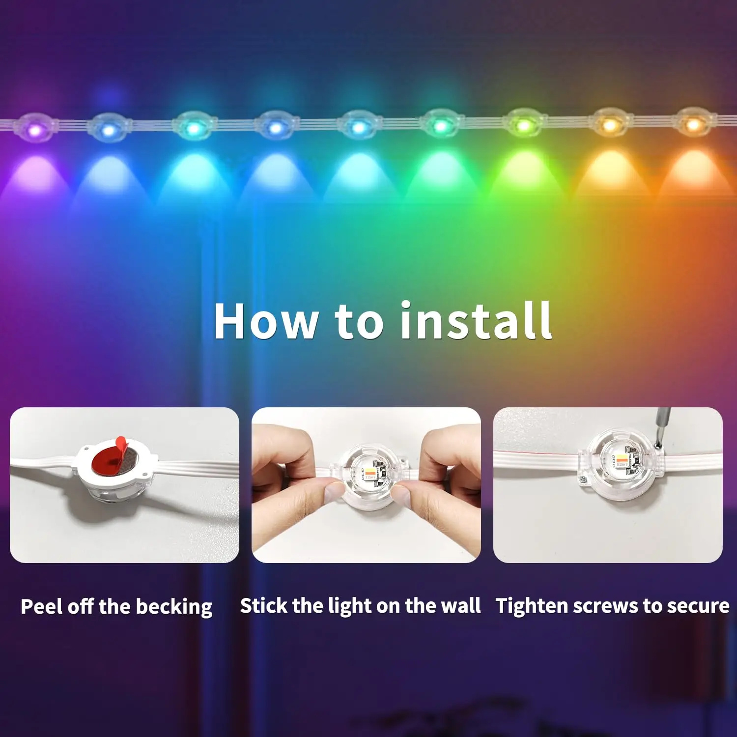 LED Eaves Lights Waterproof Remote Controlled Outdoor - Image 16