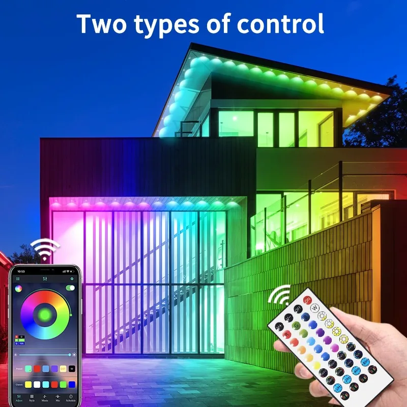LED Eaves Lights Waterproof Remote Controlled Outdoor - Image 2