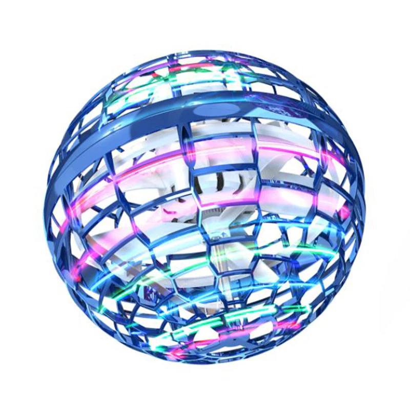 LED Flying Magic Orb Drone Toy - 360° Rotating UFO Ball for Kids, Safe & Rechargeable Fun - Image 2