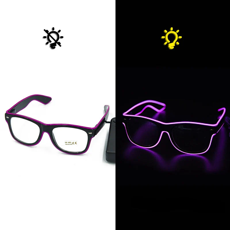 Led Glasses Neon Party Flashing Glasses - Glow Sunglasses for Festivals, Bar, Nightclub, Novelty Gift, Bright Light Supplies - Image 10