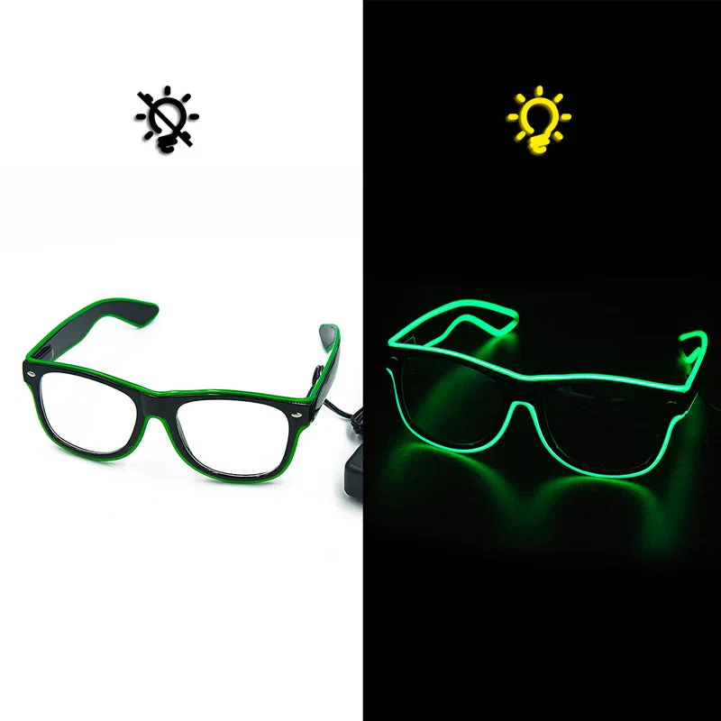 Led Glasses Neon Party Flashing Glasses - Glow Sunglasses for Festivals, Bar, Nightclub, Novelty Gift, Bright Light Supplies - Image 11
