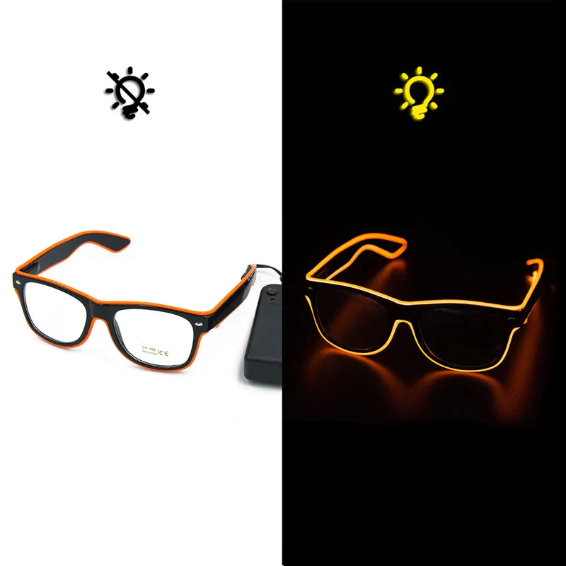 Led Glasses Neon Party Flashing Glasses - Glow Sunglasses for Festivals, Bar, Nightclub, Novelty Gift, Bright Light Supplies - Image 12