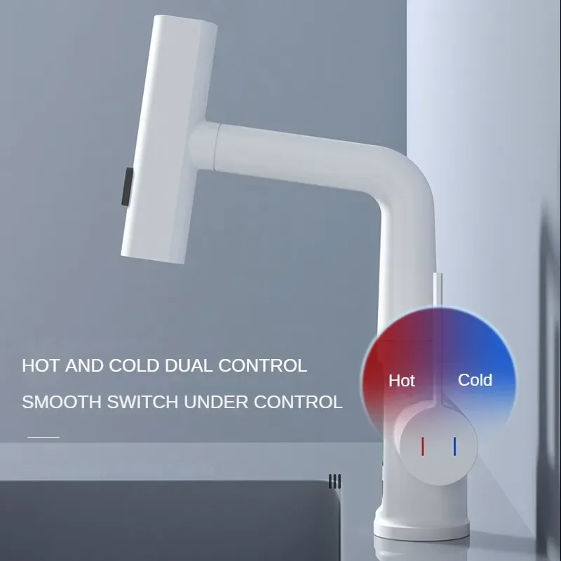 LED Intelligent Temperature Display Kitchen Faucet Tap - Hot and Cold Water Sink Faucet - Image 4
