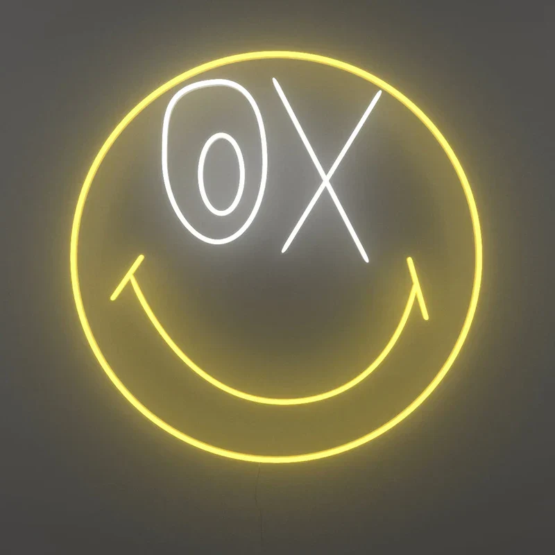 LED Neon Sign 35cm USB Powered Smile Face Wall Hanging Night Light Bedroom Decor Fall 2025 Gift - Image 9