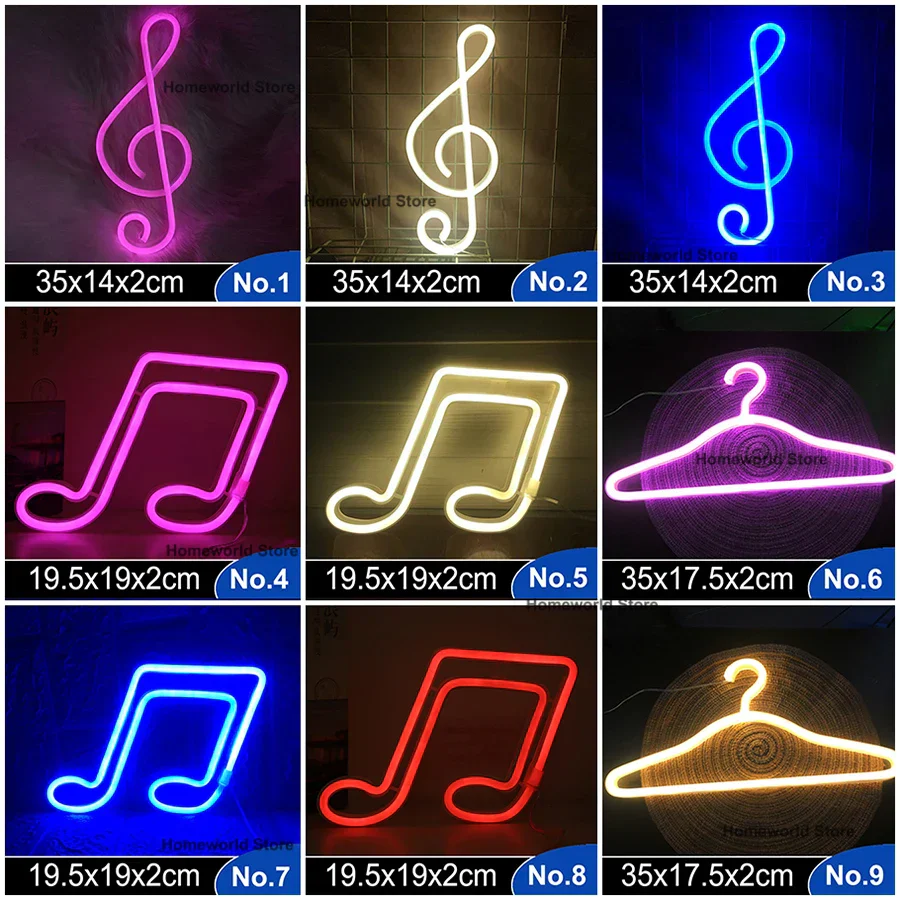LED Neon Sign Wall Art Lamp Nightlight, 189 Style Options, Halloween Fall 2025 Cozy Room Decor Gift - Image 13