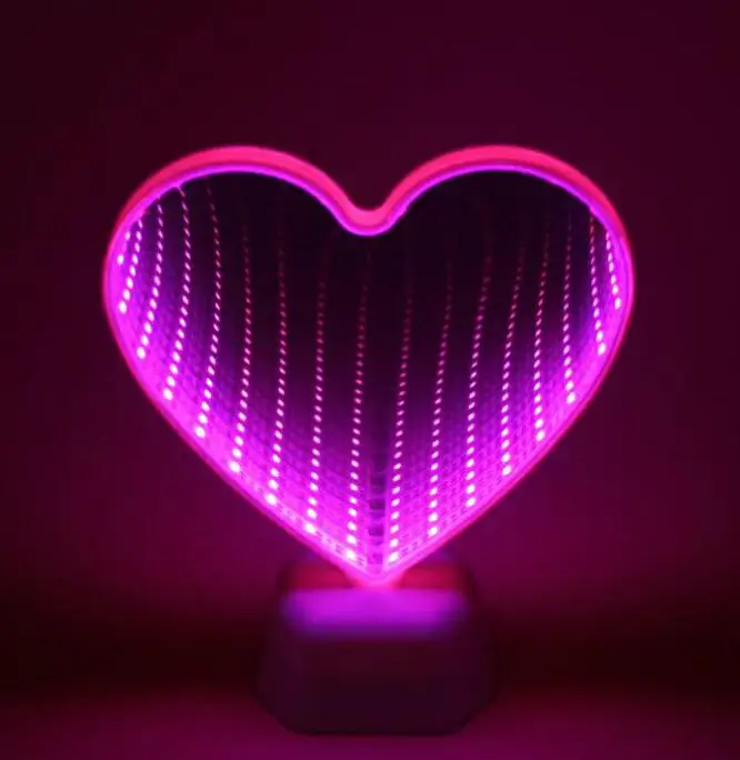 LED Night Light 3D Infinity Mirror Tunnel Lamp Kids Bedroom Novelty Back To School 2025 Battery Powered Cozy Glow - Image 8