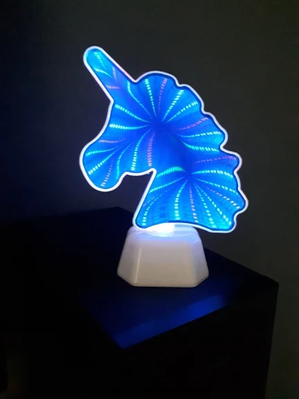 LED Night Light 3D Infinity Mirror Tunnel Lamp Kids Bedroom Novelty Back To School 2025 Battery Powered Cozy Glow - Image 9