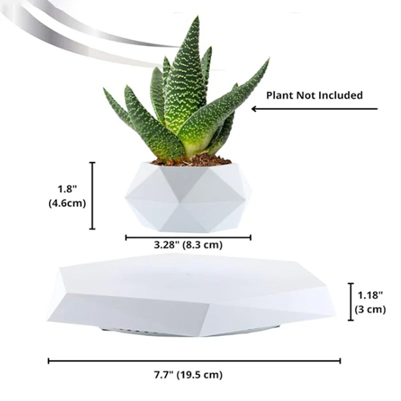 Levitating Air Bonsai Pot - Magnetic Suspension Flower Planter for Home Decor - Image 3