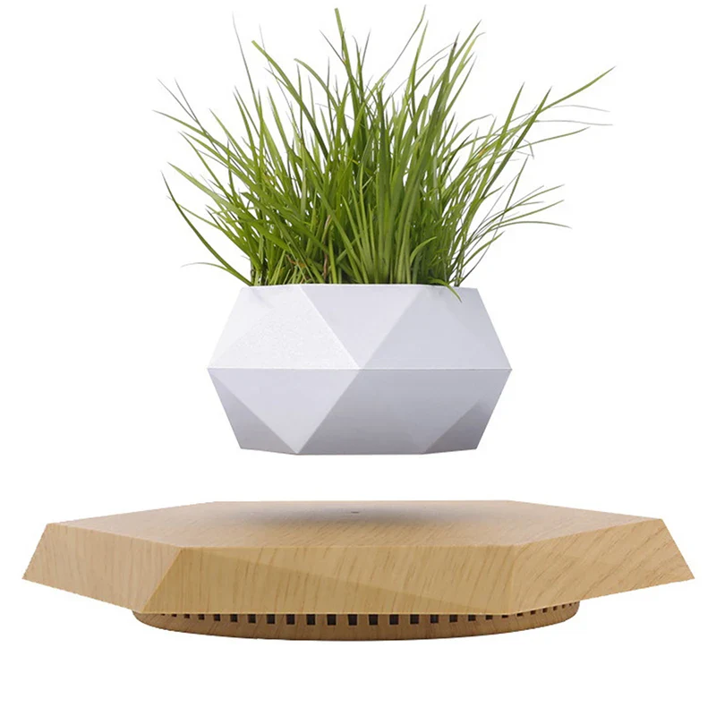Levitating Air Bonsai Pot - Magnetic Suspension Flower Planter for Home Decor - Image 7