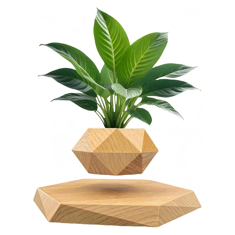 Levitating Air Bonsai Pot - Magnetic Suspension Flower Planter for Home Decor - Image 9