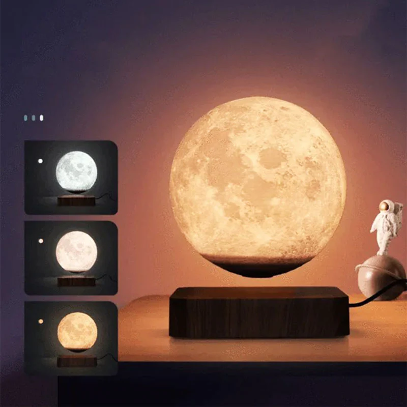 Levitating Moon Lamp Floating Night Light Cozy Home - Image 2