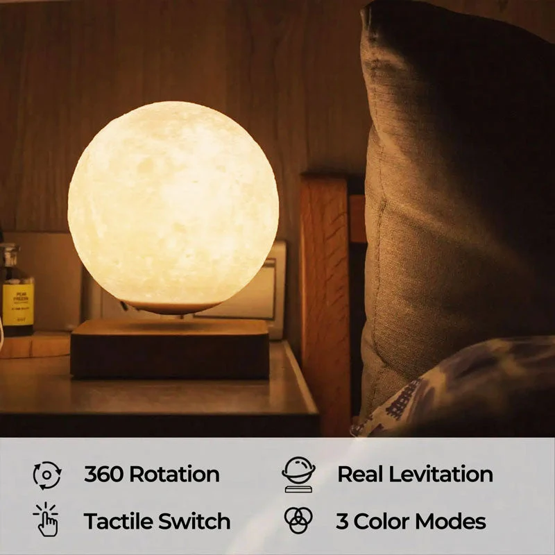 Levitating Moon Lamp Floating Night Light Cozy Home - Image 3