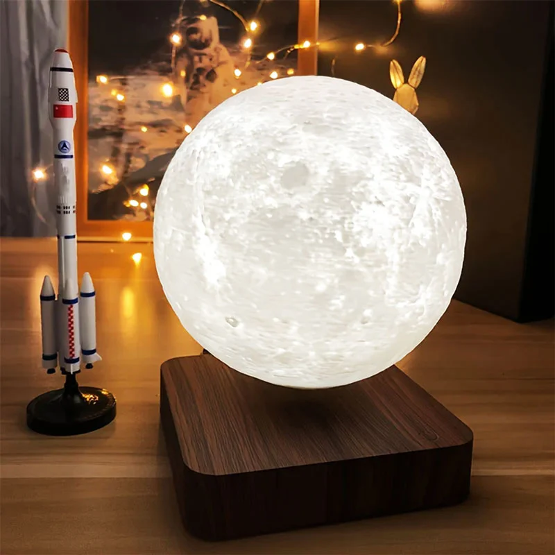 Levitating Moon Lamp Floating Night Light Cozy Home - Image 8