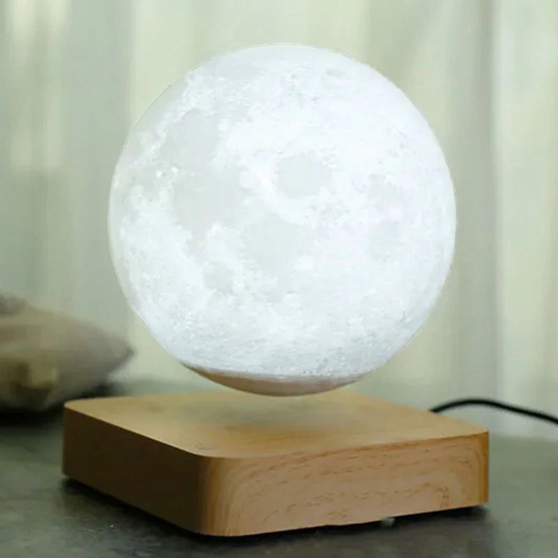 Levitating Moon Lamp Floating Night Light Cozy Home - Image 9